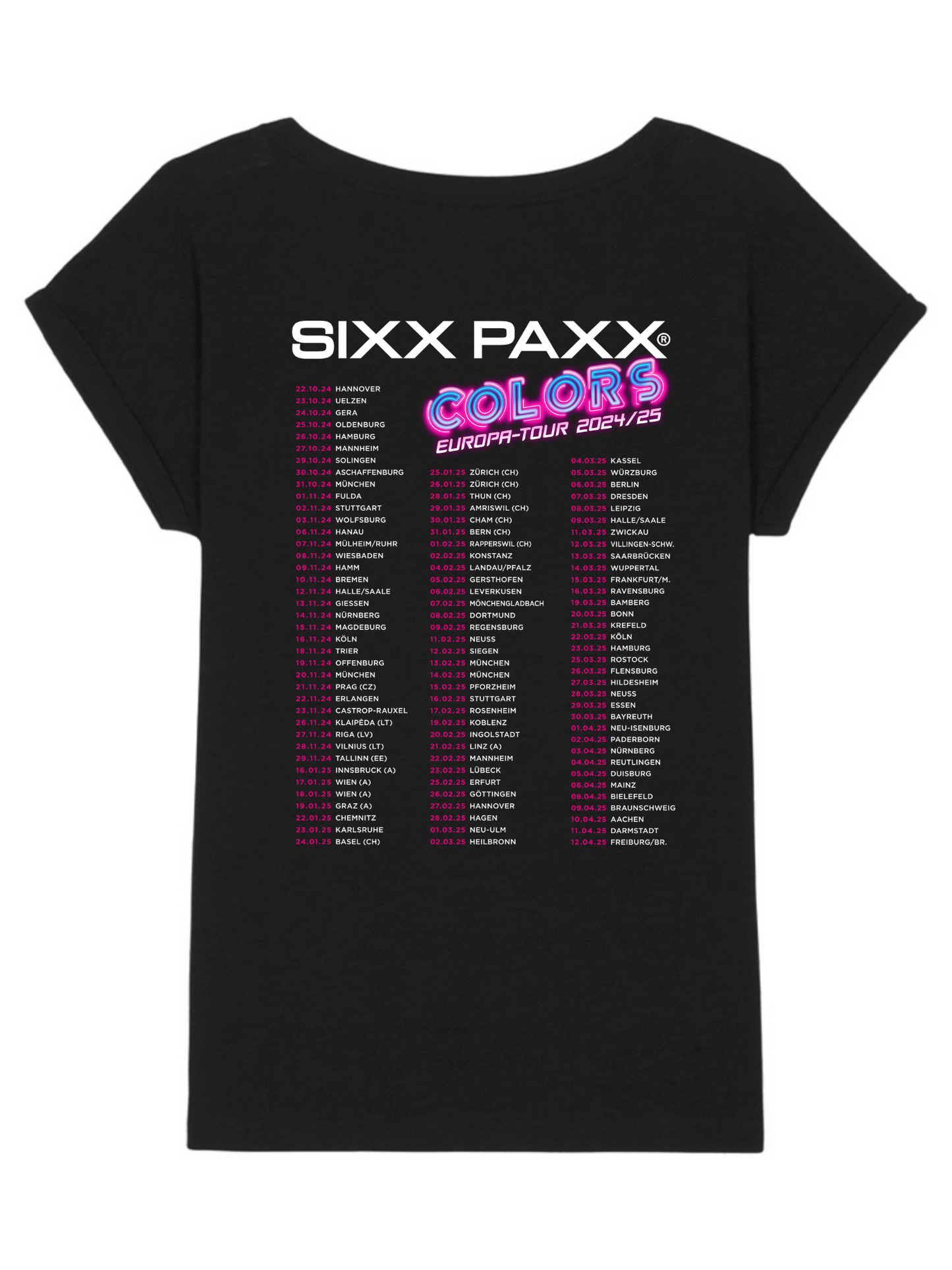 Tour Memory T-Shirt - München (31.10.24)