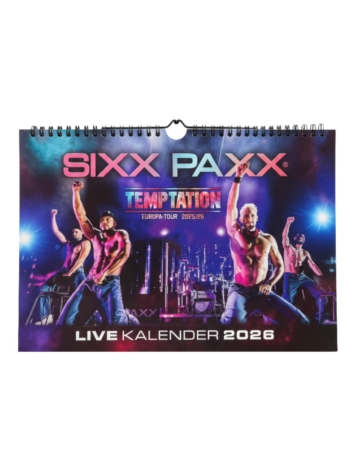 SIXX PAXX Jahreskalender 2026 klein A4