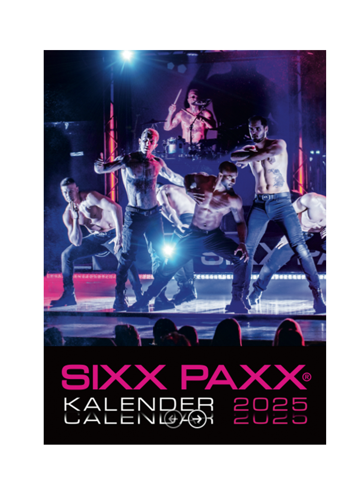 SIXX PAXX Jahreskalender 2025 klein A4